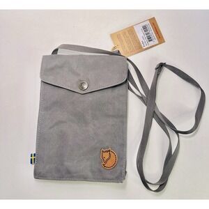Fjallraven Pocket G-1000 Canvas Crossbody Unisex Bag 7x5" Super Grey - NWT